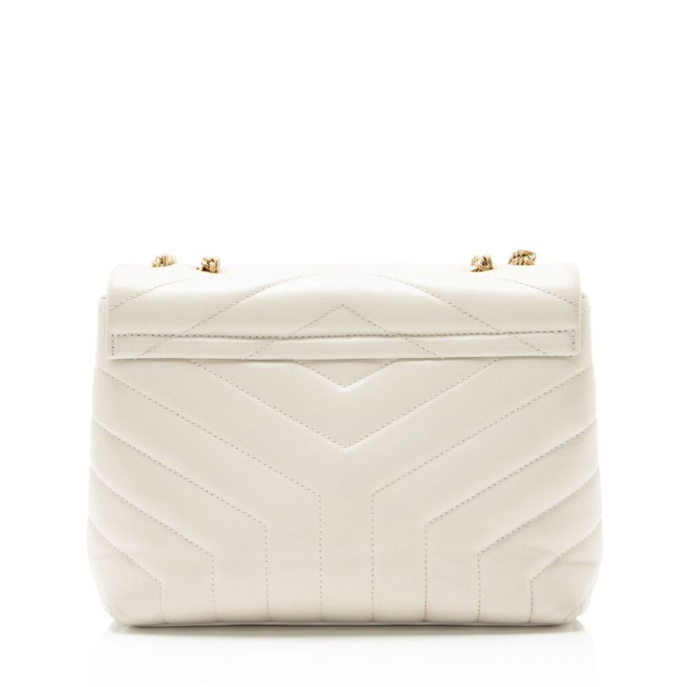 Saint Laurent Matelasse Calfskin Monogram LouLou Chain Small Shoulder Bag - Picture 3 of 15